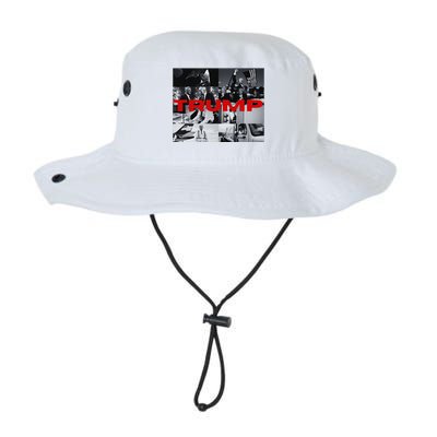 New! Dark Maga Trump Campaign Event 2024 Dark Maga Trump Legacy Cool Fit Booney Bucket Hat