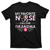 Nursing Design My Favorite Nurse Calls Me Grandma T-Shirt