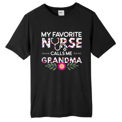 Nursing Design My Favorite Nurse Calls Me Grandma Tall Fusion ChromaSoft Performance T-Shirt