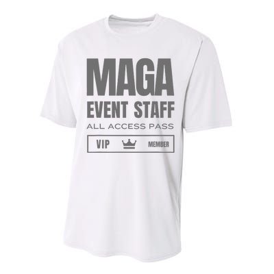 New! Dark Maga Event Staff Pass Dark Maga Blackout Dark Maga Performance Sprint T-Shirt