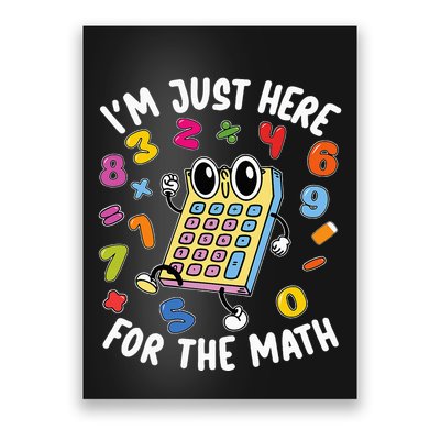 Number Day Maths Day Number Day Calculator Costume Poster