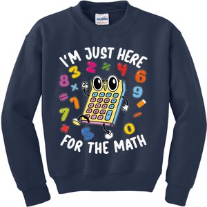 Number Day Maths Day Number Day Calculator Costume Kids Sweatshirt