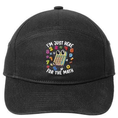 Number Day Maths Day Number Day Calculator Costume 7-Panel Snapback Hat