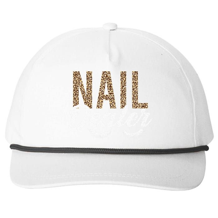 Nail Dealer Manicurist Nail Stylist Nail Artist Nail Tech Snapback Five-Panel Rope Hat