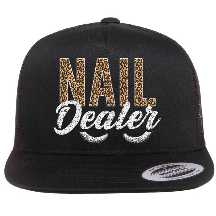 Nail Dealer Manicurist Nail Stylist Nail Artist Nail Tech Flat Bill Trucker Hat