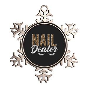 Nail Dealer Manicurist Nail Stylist Nail Artist Nail Tech Metallic Star Ornament