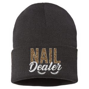 Nail Dealer Manicurist Nail Stylist Nail Artist Nail Tech Sustainable Knit Beanie