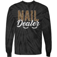 Nail Dealer Manicurist Nail Stylist Nail Artist Nail Tech Tie-Dye Long Sleeve Shirt