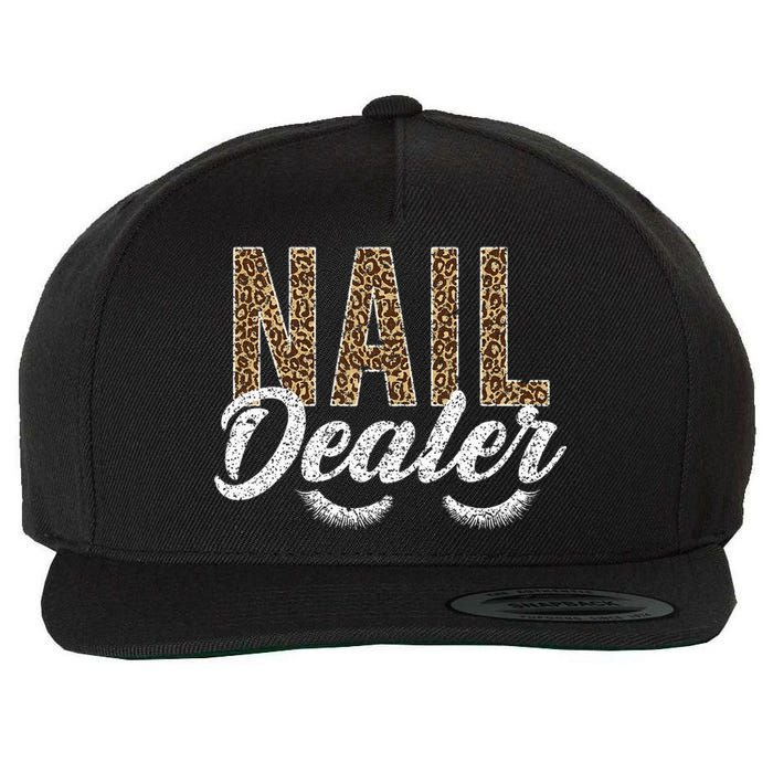 Nail Dealer Manicurist Nail Stylist Nail Artist Nail Tech Wool Snapback Cap