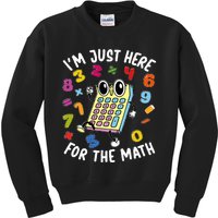 Number Day Maths Day Number Day Calculator Kids Sweatshirt