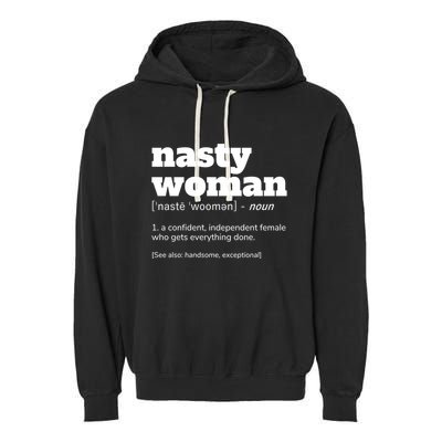 Nasty Definition Meaningful Gift Garment-Dyed Fleece Hoodie