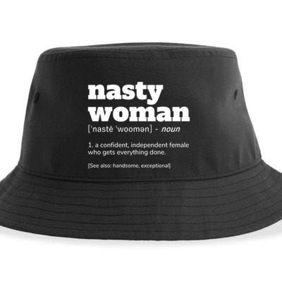 Nasty Definition Meaningful Gift Sustainable Bucket Hat