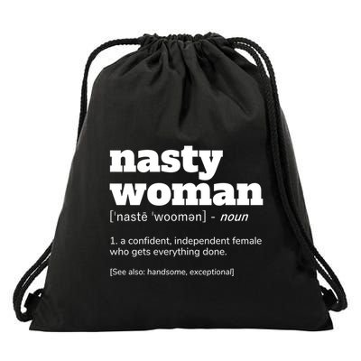 Nasty Definition Meaningful Gift Drawstring Bag
