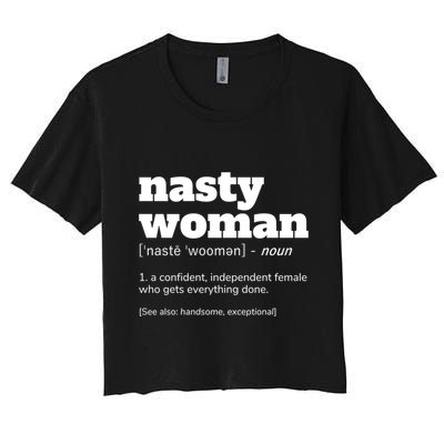 Nasty Definition Meaningful Gift Crop Top