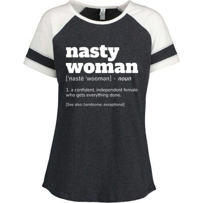 Nasty Definition Meaningful Gift Enza Ladies Jersey Colorblock Tee