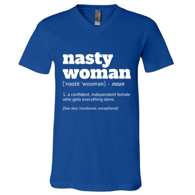 Nasty Definition Meaningful Gift V-Neck T-Shirt