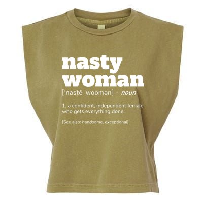 Nasty Definition Meaningful Gift Garment-Dyed Women's Muscle Tee