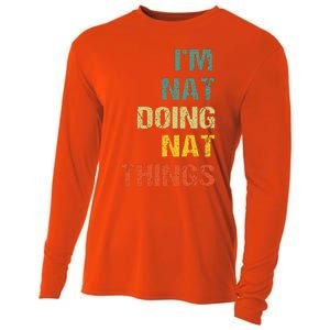 Nat Doing Nat Things Personalized Cooling Performance Long Sleeve Crew