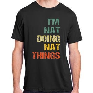 Nat Doing Nat Things Personalized Adult ChromaSoft Performance T-Shirt