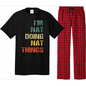 Nat Doing Nat Things Personalized Pajama Set