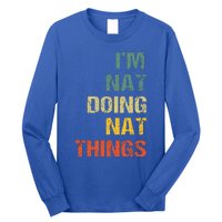 Nat Doing Nat Things Personalized Long Sleeve Shirt