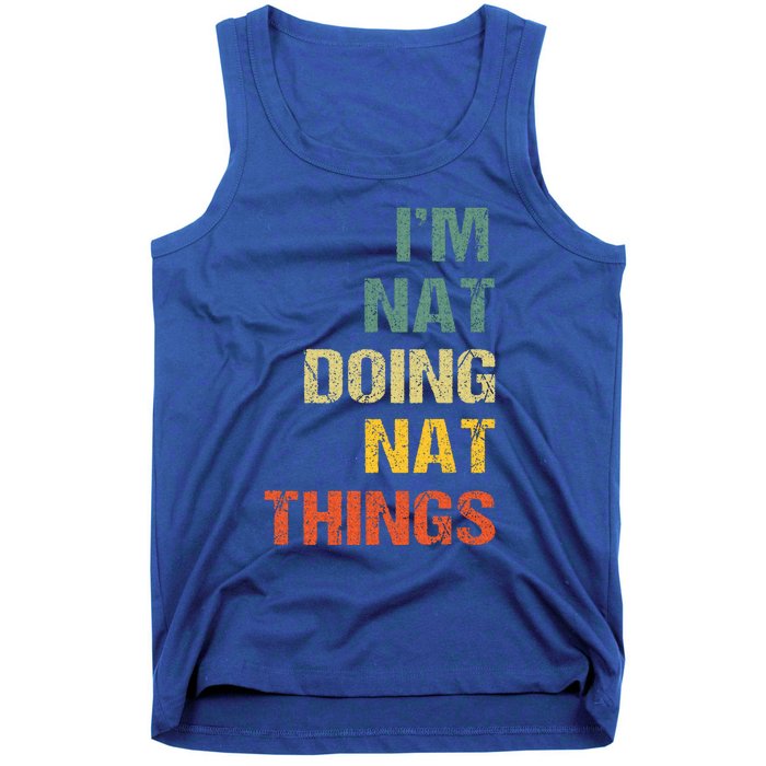 Nat Doing Nat Things Personalized Tank Top