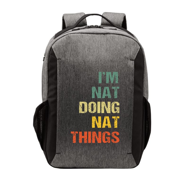 Nat Doing Nat Things Personalized Vector Backpack