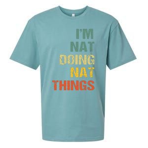 Nat Doing Nat Things Personalized Sueded Cloud Jersey T-Shirt