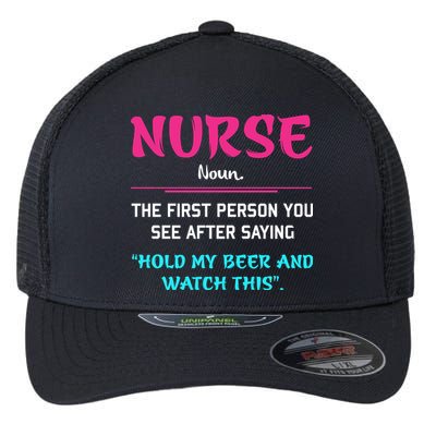 Nurse Definition Flexfit Unipanel Trucker Cap