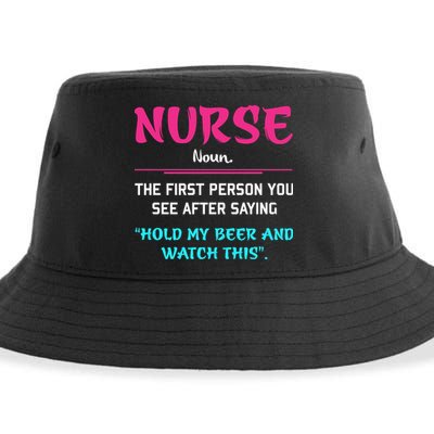 Nurse Definition Sustainable Bucket Hat