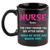 Nurse Definition 11oz C Handle Ceramic Mug