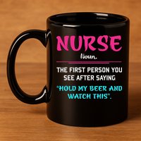 Nurse Definition 11oz C Handle Ceramic Mug