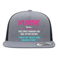 Nurse Definition Flat Bill Trucker Hat