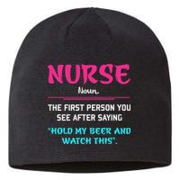 Nurse Definition Sustainable Beanie