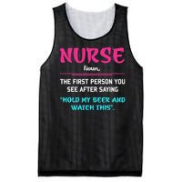 Nurse Definition Mesh Reversible Basketball Jersey Tank