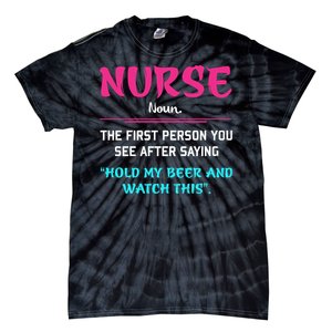 Nurse Definition Tie-Dye T-Shirt