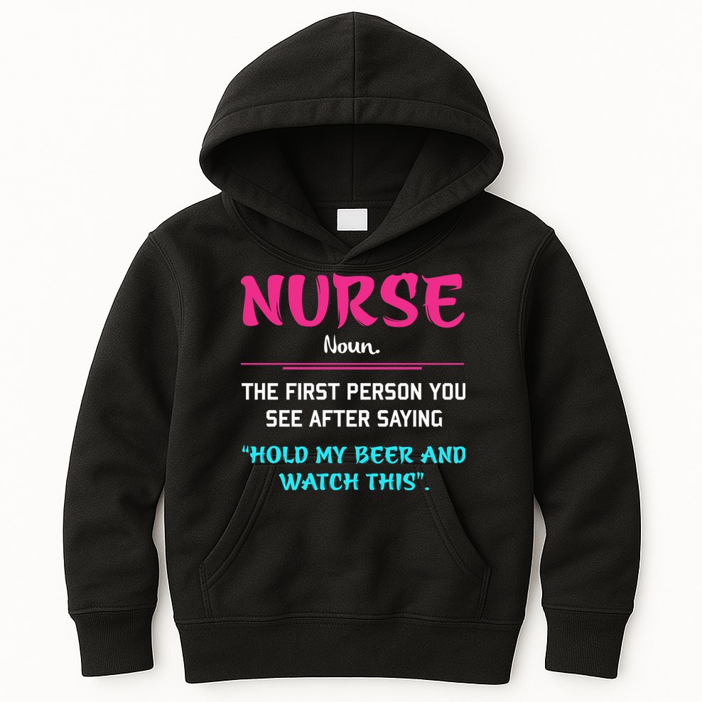 Nurse Definition Kids Hoodie
