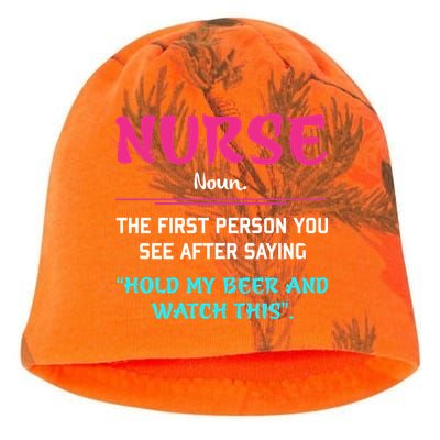 Nurse Definition Kati - Camo Knit Beanie