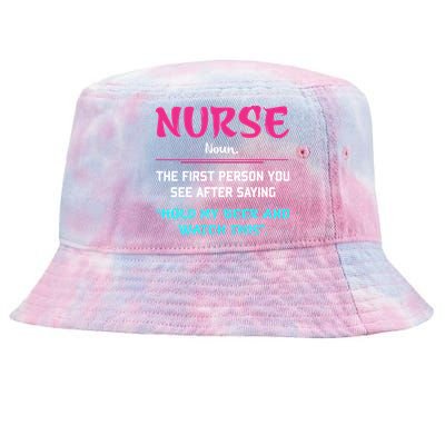 Nurse Definition Tie-Dyed Bucket Hat