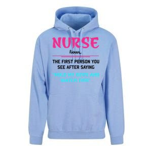 Nurse Definition Unisex Surf Hoodie