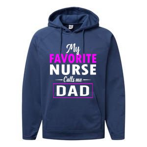 Nurse Dad Performance Fleece Hoodie