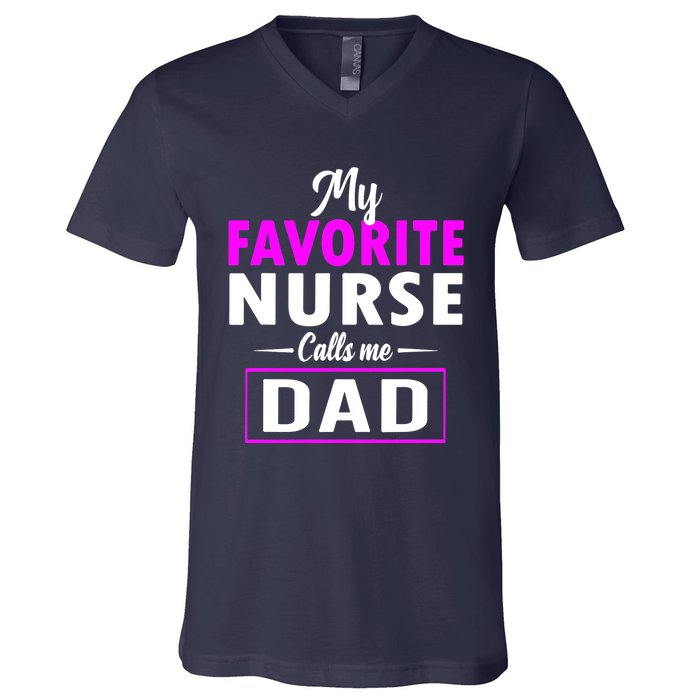 Nurse Dad V-Neck T-Shirt