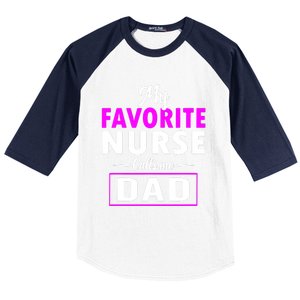 Nurse Dad Baseball Sleeve Shirt