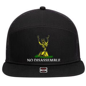 No Disassemble 7 Panel Mesh Trucker Snapback Hat