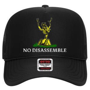 No Disassemble High Crown Mesh Back Trucker Hat