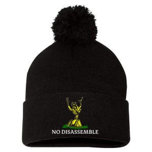 No Disassemble Pom Pom 12in Knit Beanie