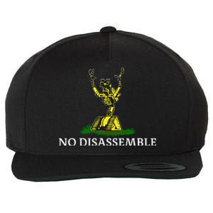 No Disassemble Wool Snapback Cap