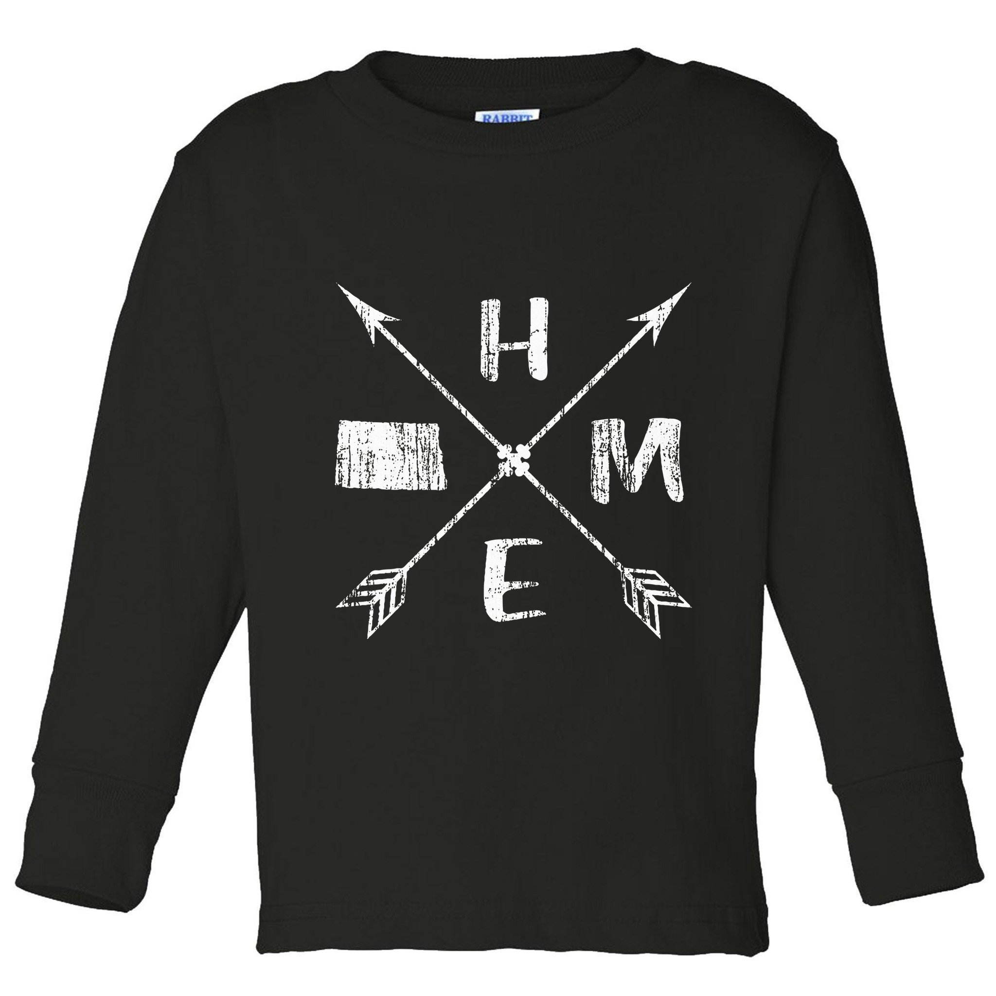 North Dakota North Dakota Home State Toddler Long Sleeve Shirt