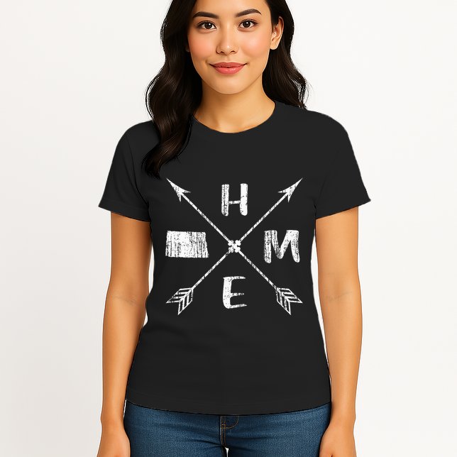 North Dakota North Dakota Home State Womens T-Shirt