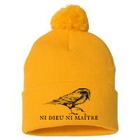 Ni Dieu Ni Maitre Pom Pom 12in Knit Beanie